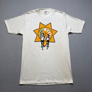 Jerzees T-Shirt Mens L White Vintage 90s‎ LPOA Menudo Run Single Stitch Graphic